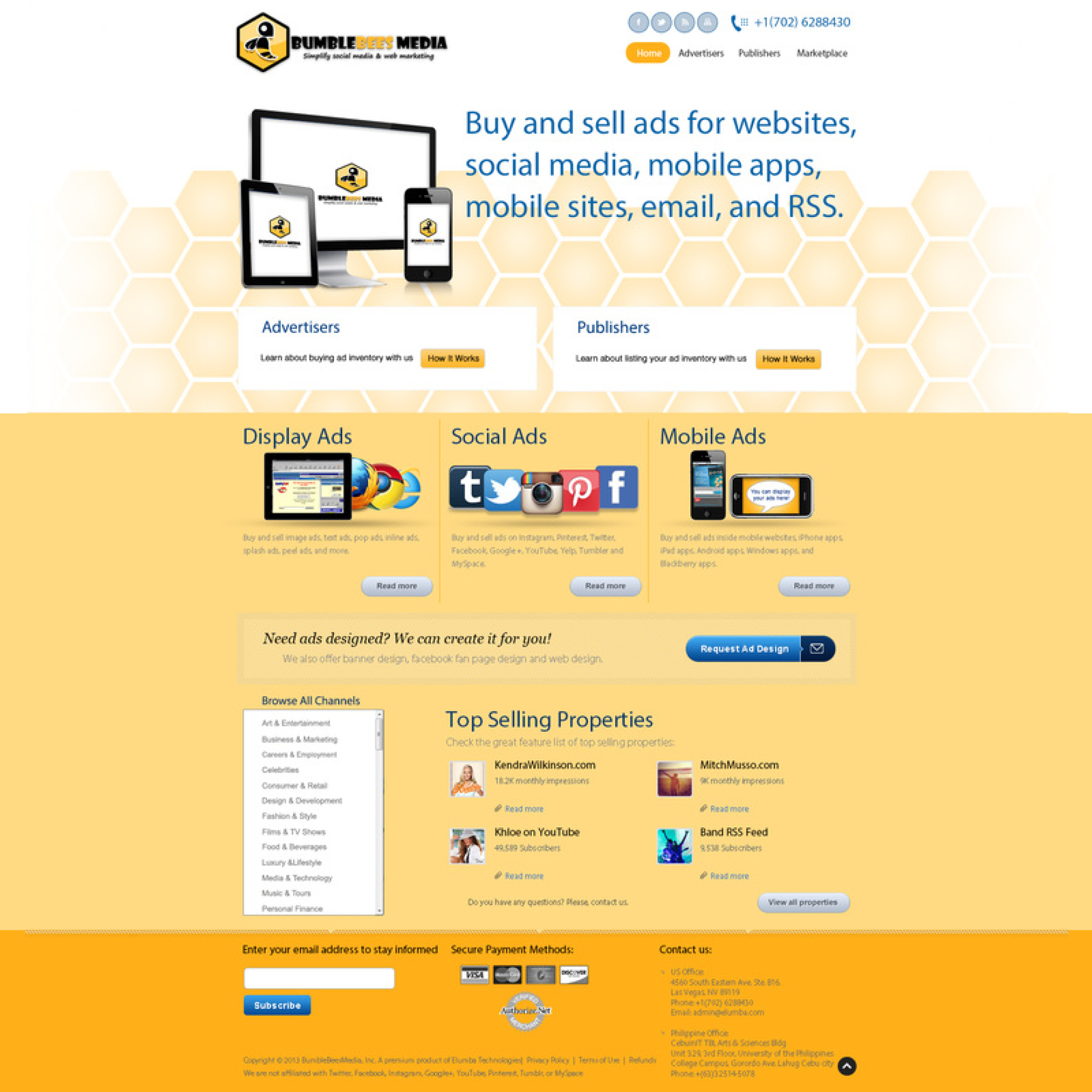 Bumblebees Media Website