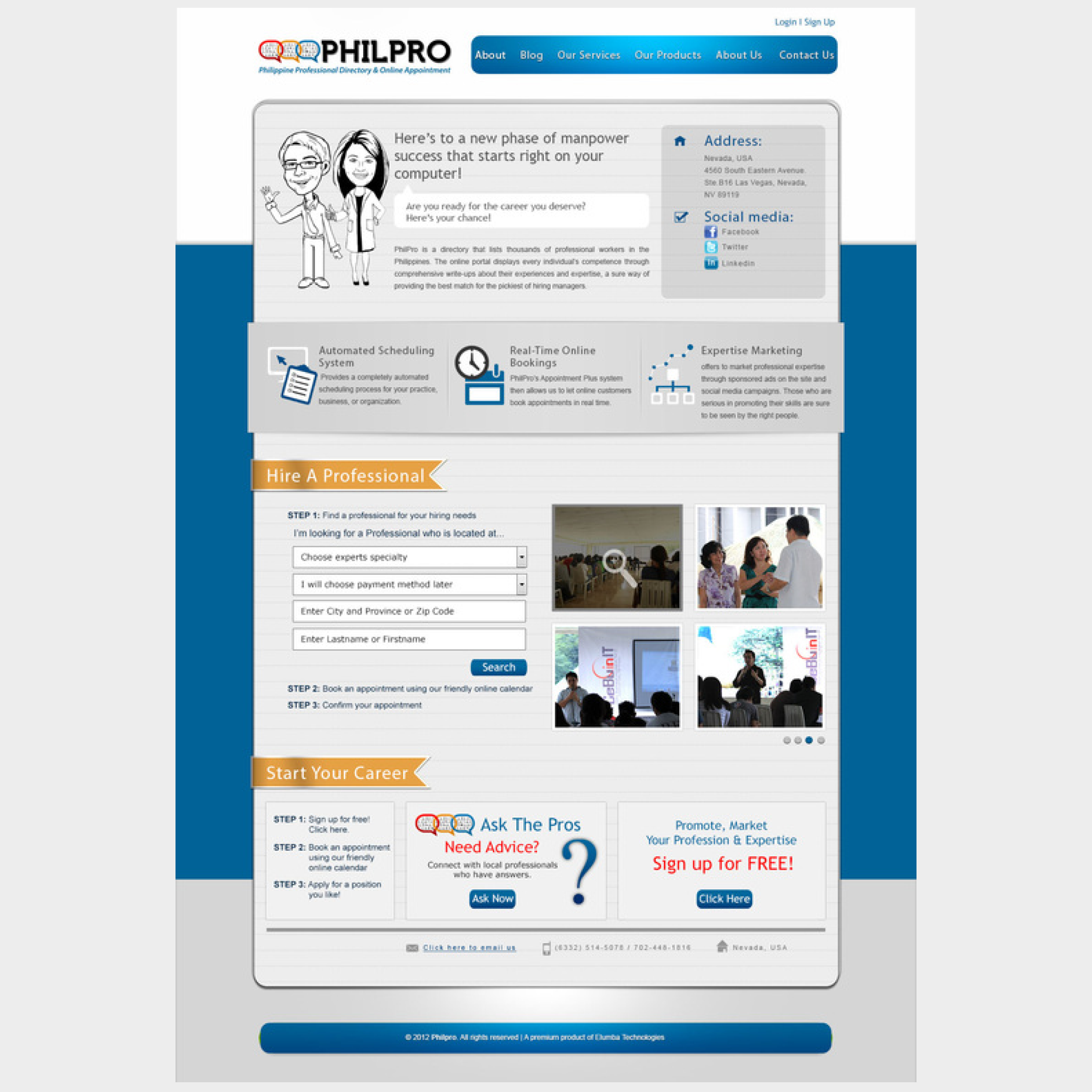 Philpro Website