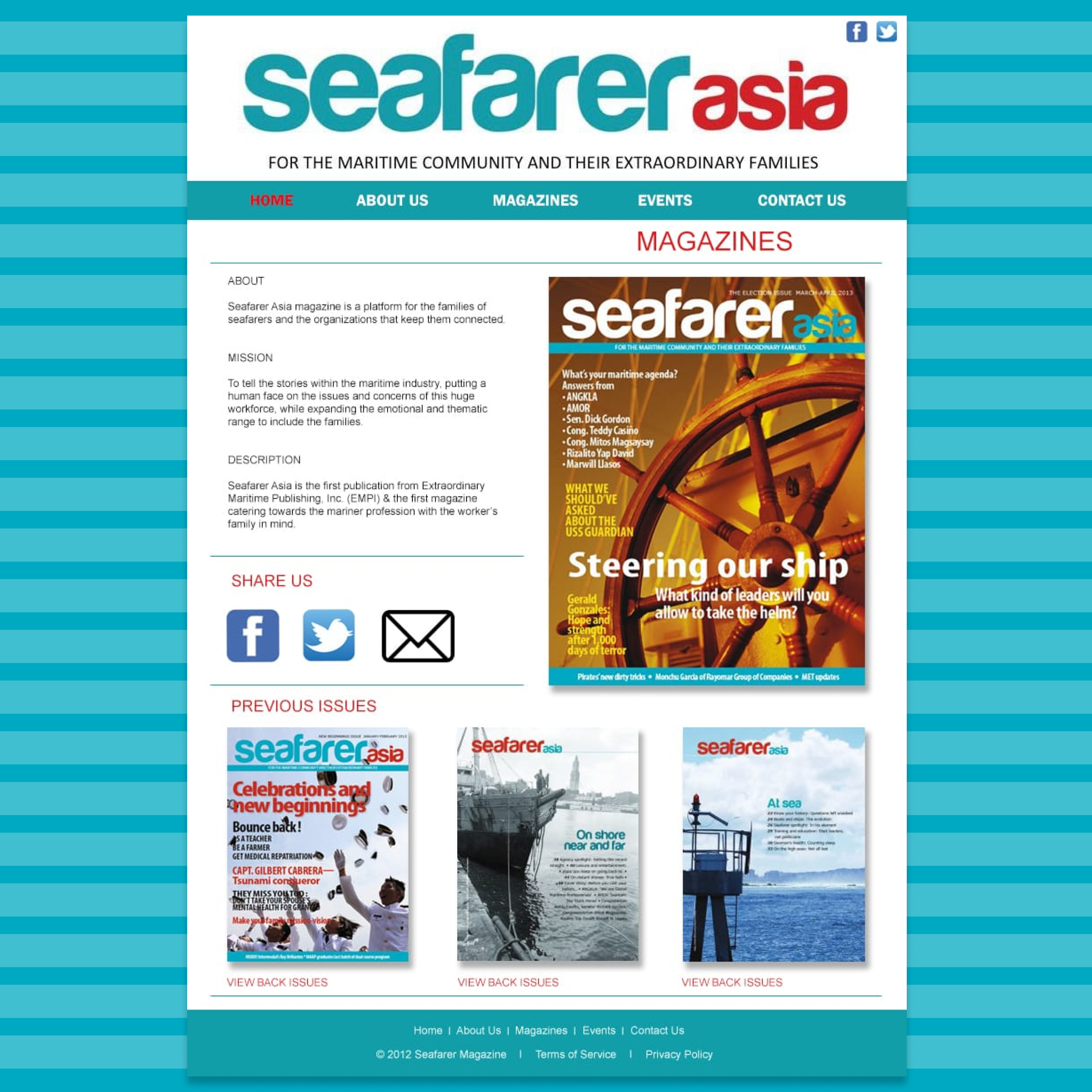 Seafarer Magazine Website